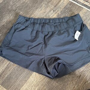 Women's Dark Blue Athletic Shorts